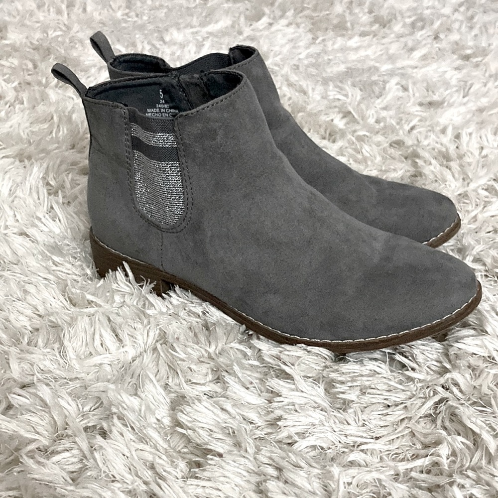 Grey booties